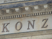 Buchstaben Bronzeguss
